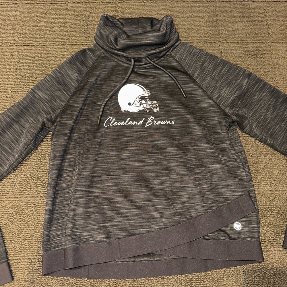 CLEVELAND BROWNS CROP SWEATSHIRT